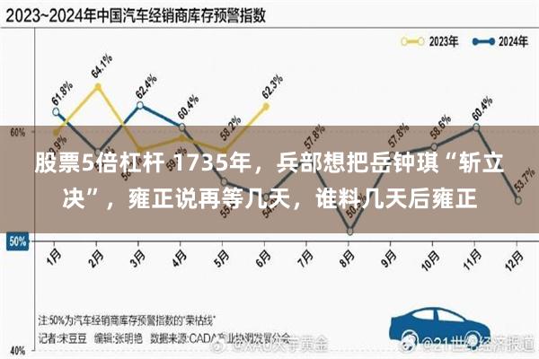 股票5倍杠杆 1735年，兵部想把岳钟琪“斩立决”，雍正说再等几天，谁料几天后雍正