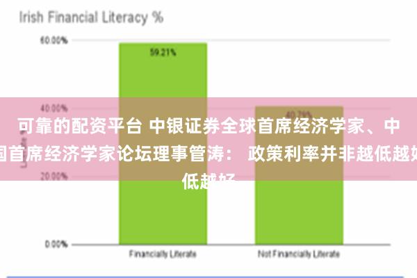 可靠的配资平台 中银证券全球首席经济学家、中国首席经济学家论坛理事管涛： 政策利率并非越低越好